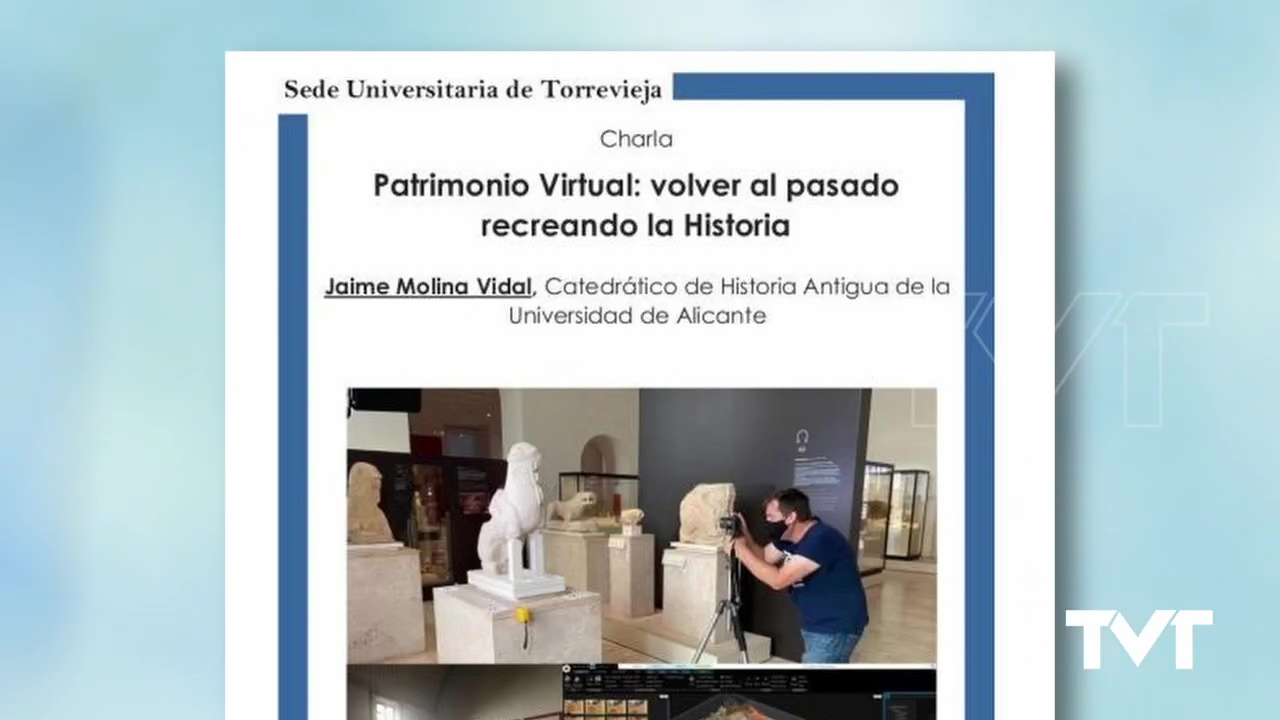 Imagen de Jaime Molina presenta en Torrevieja «Patrimonio virtual: volver al pasado recreando la Historia»