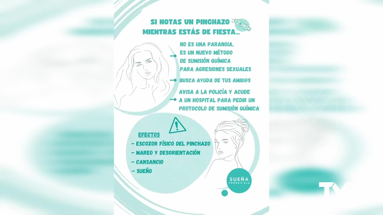 Imagen de Sueña Torrevieja propone una campaña preventiva de violencia sexual por sumisión química