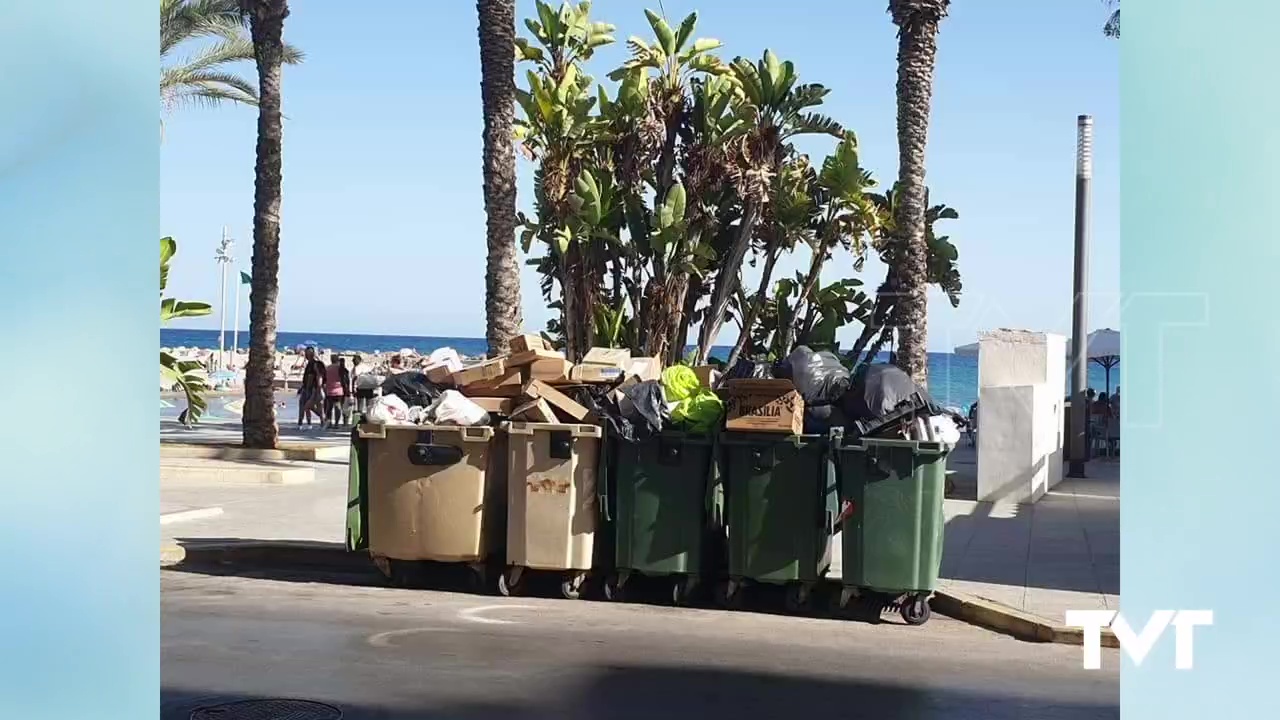 Imagen de Basura que rebosa de los contenedores