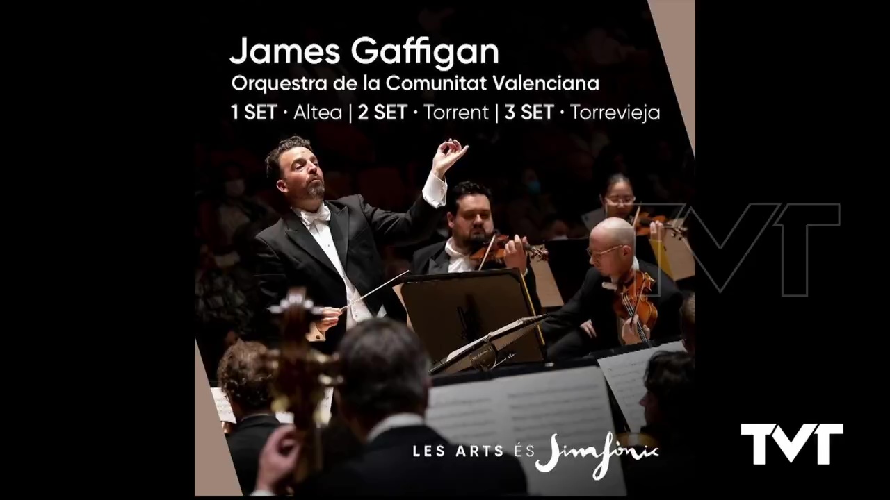 Imagen de James Gaffigan y la Orquesta de la CV en el Auditorio de Torrevieja el 3 de septiembre