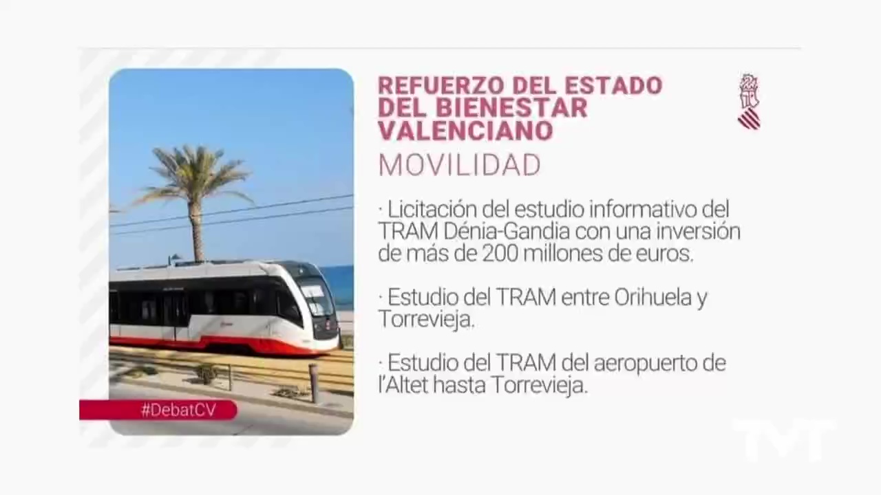 Imagen de Puig anuncia un estudio sobre el TRAM que cubra Aeropuerto-Torrevieja y Orihuela -Torrevieja