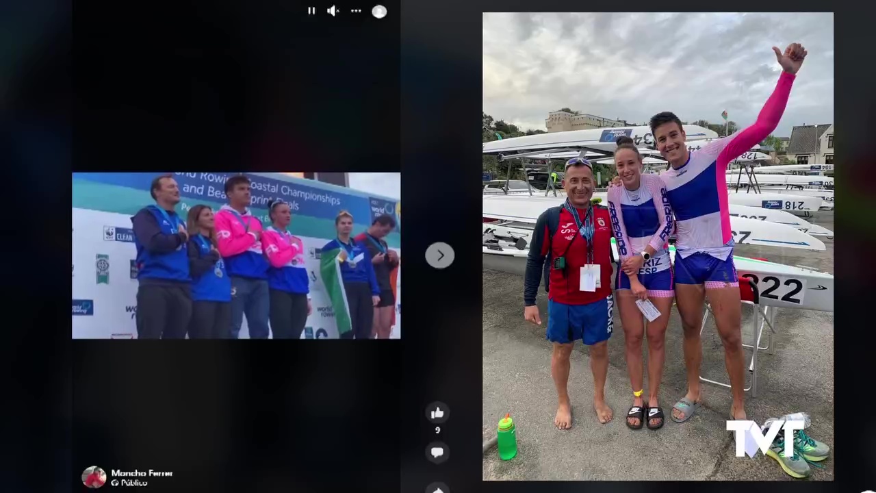 Imagen de Ander Martín y Esther Briz revalidan el oro en el Mundial de remo de mar en Gales