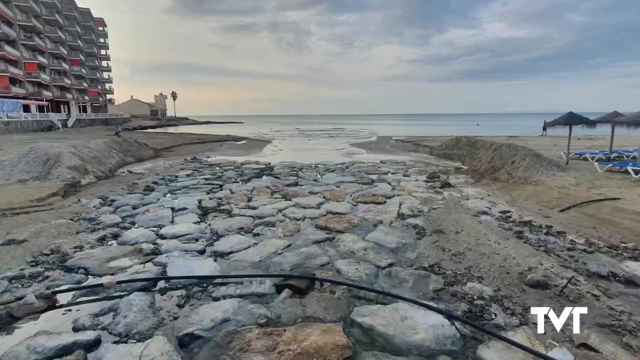 Imagen de Cs solicita que se de solución a la constante pérdida de agua y arena que sucede cada vez que llueve