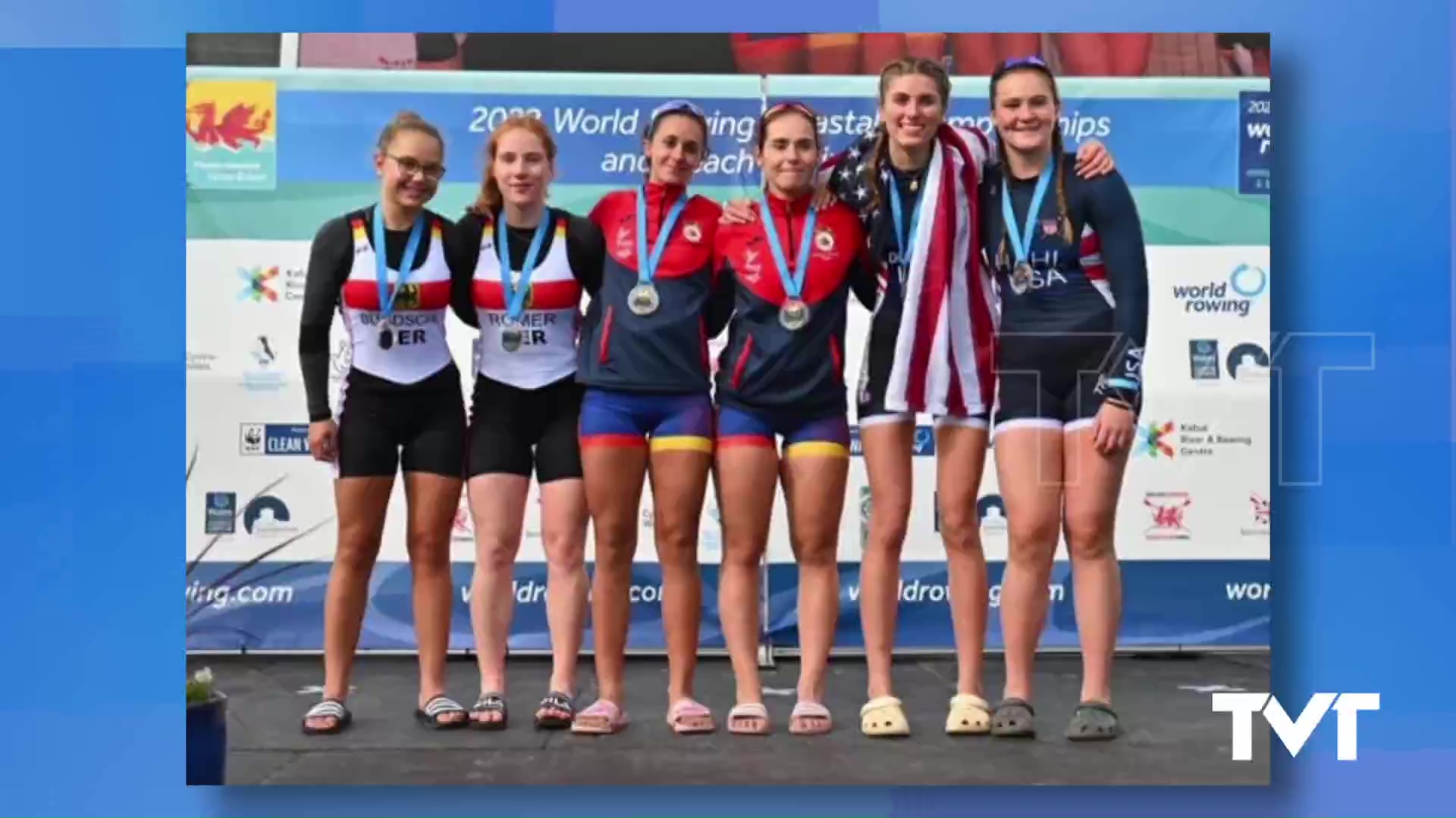 Imagen de Paula Blanca y Miranda Torres, del RCNT , campeonas del mundo