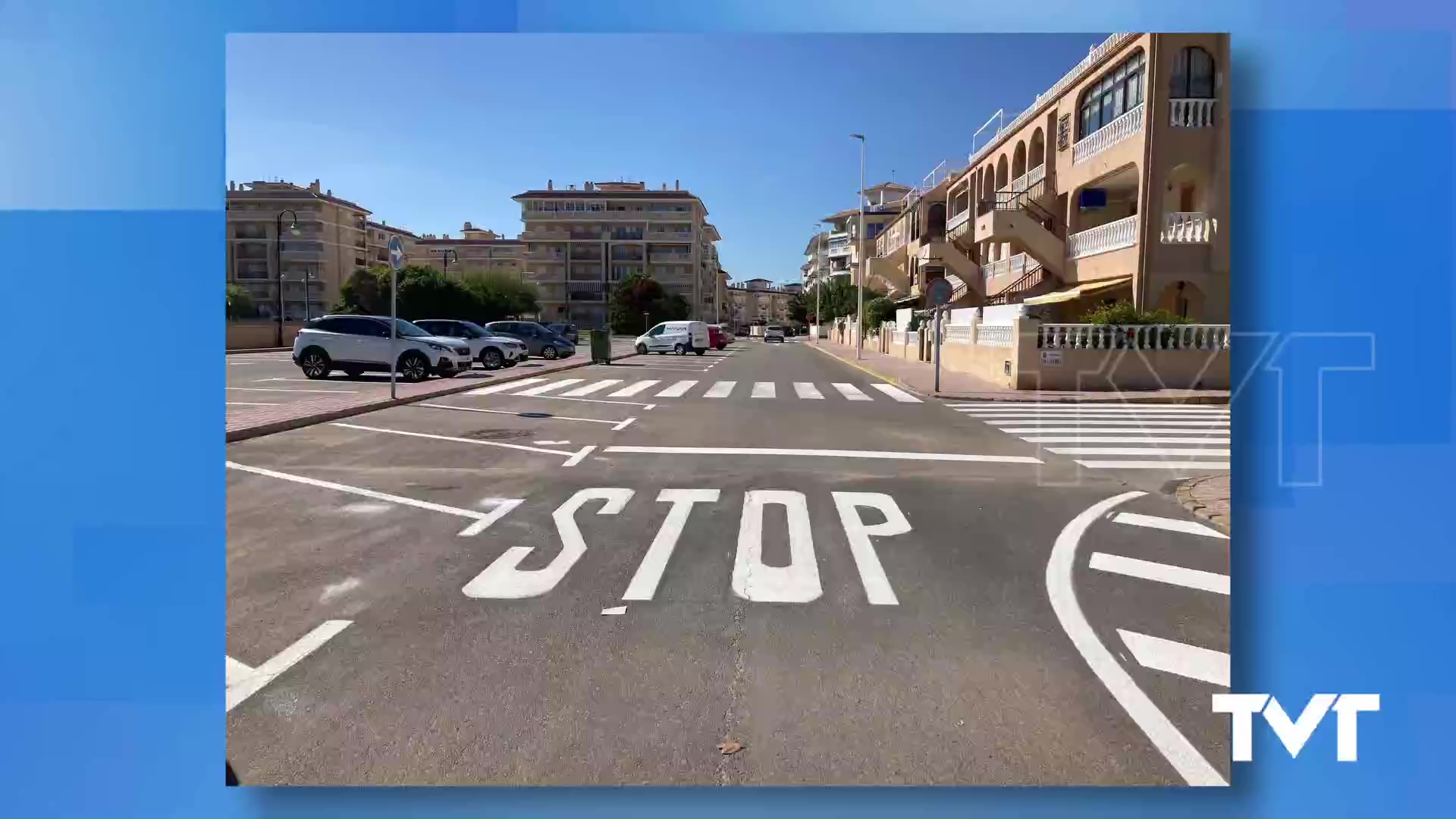 Imagen de Finalizan los trabajos de repintado de marcas viales horizontales en La Mata