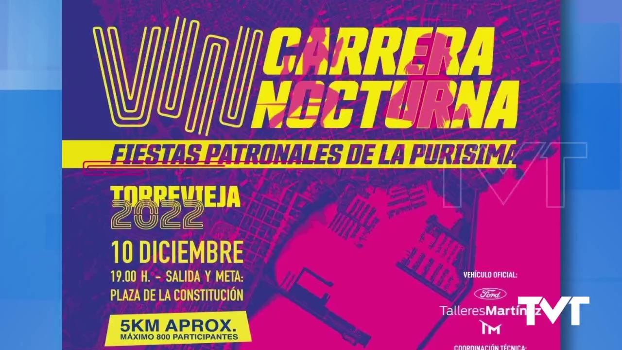 Imagen de Torrevieja abre inscripciones de su VIII Carrera Nocturna Fiestas Patronales de la Purísima