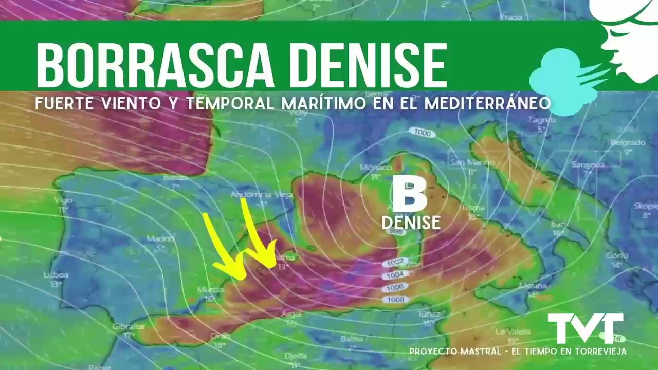 Imagen de Fuertes rachas de viento de hasta 71km/h en Torrevieja