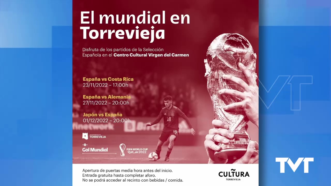 Imagen de Tres partidos del Mundial de Qatar se podrán ver en el Centro Cultural Virgen del Carmen