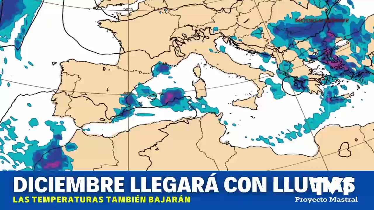 Imagen de Un inicio de diciembre con más nubes y alta probabilidad de lluvia