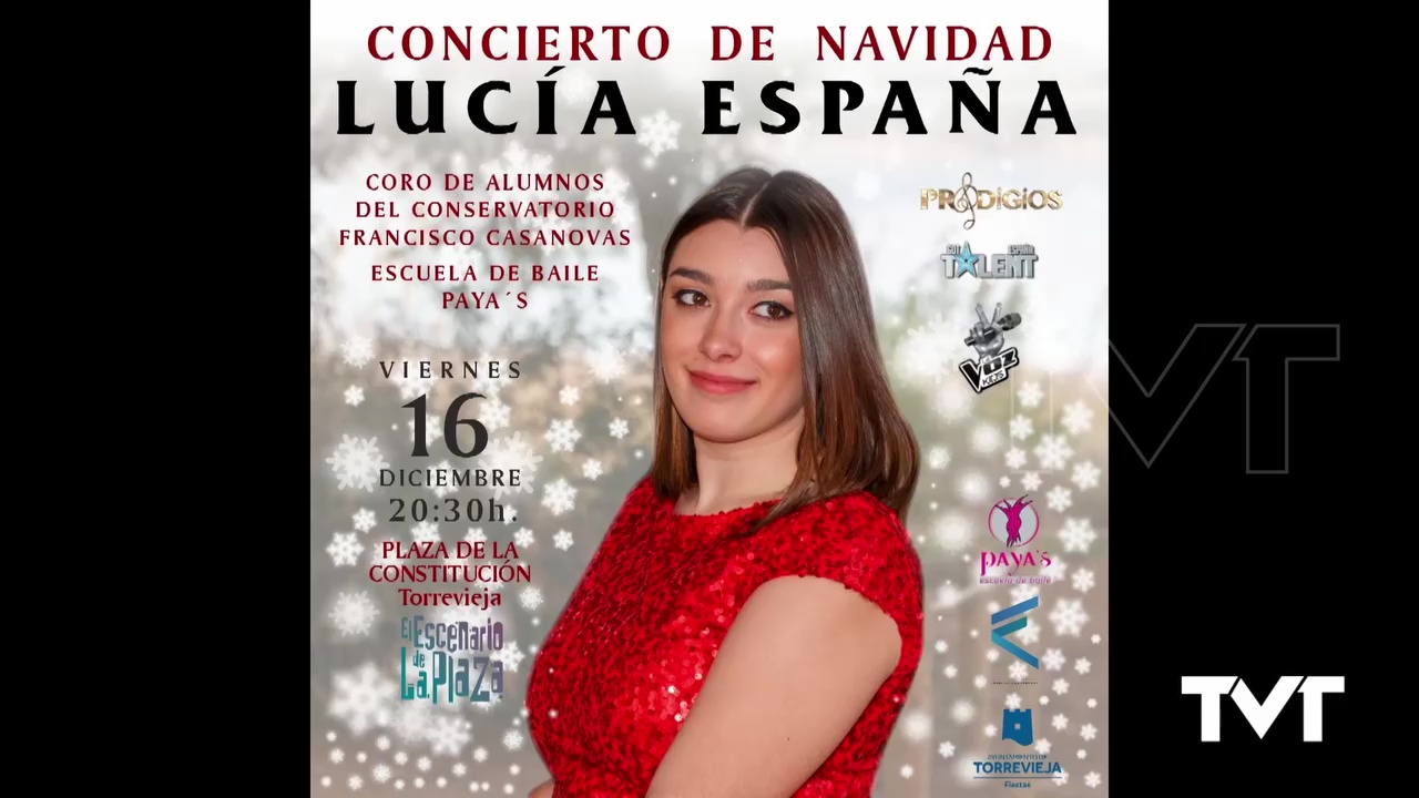 Imagen de Lucía España presenta su concierto de Navidad este 16 de diciembre en la Pza. de la Constitución