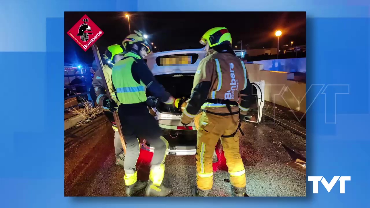 Imagen de Herido un hombre de 73 años tras volcar con su vehículo