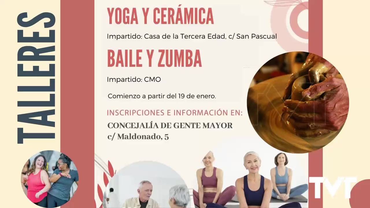 Imagen de Cerámica, yoga, baile y zumba para la tercera edad