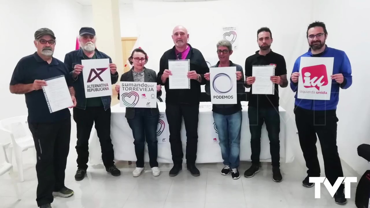 Imagen de IU, Podemos y Alter sellan una confluencia en Torrevieja