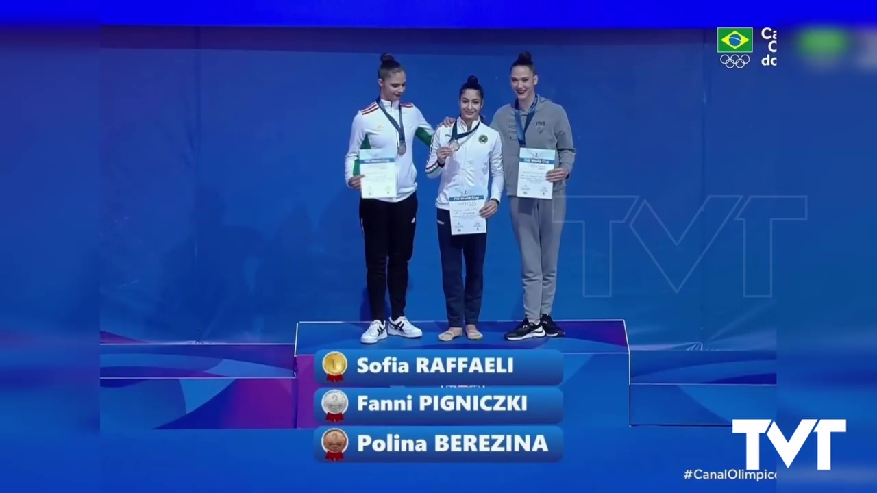 Imagen de Polina Berezina, bronce en el Mundial celebrado en Grecia