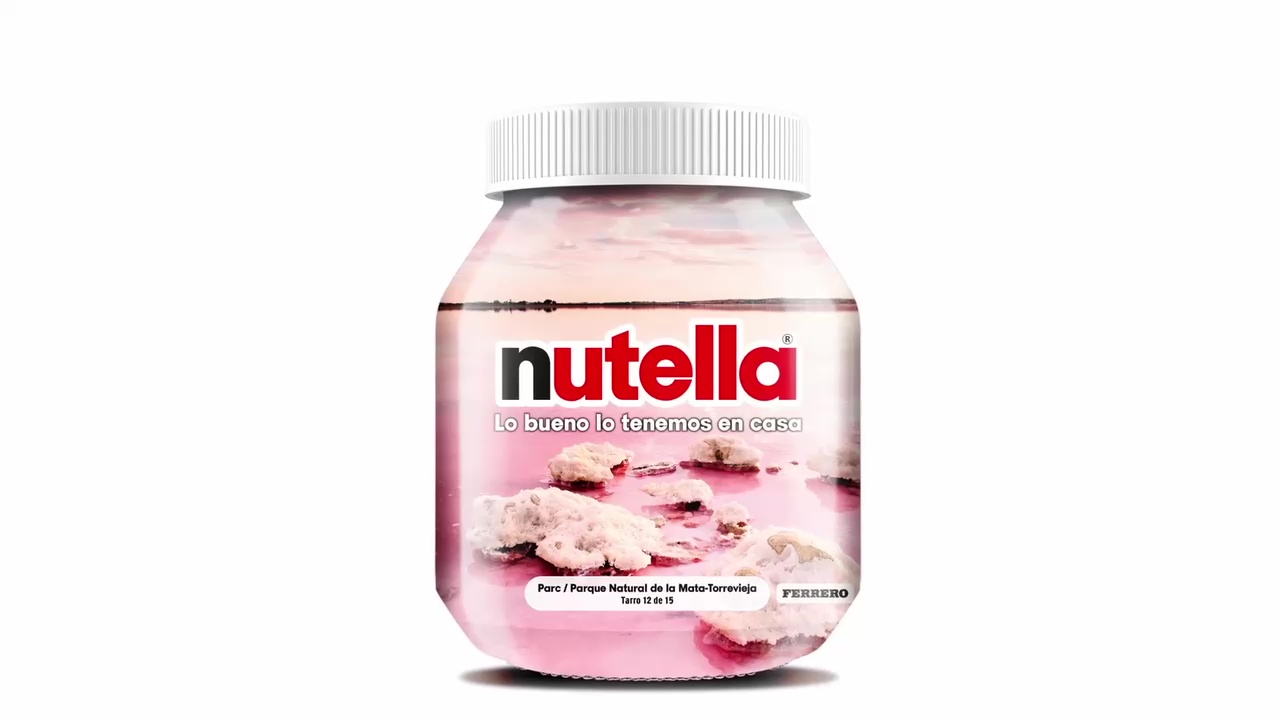 Imagen de Nutella se inspira en el Parque Natural de las Lagunas de la Mata y Torrevieja