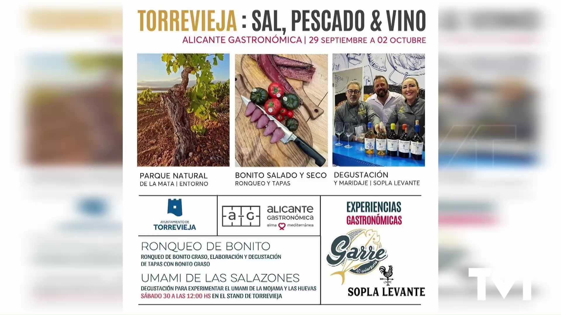 Imagen de El stand de Torrevieja en Alicante Gastronómica acogerá la presentación de «Torrevieja: sal, pescado y vino» 