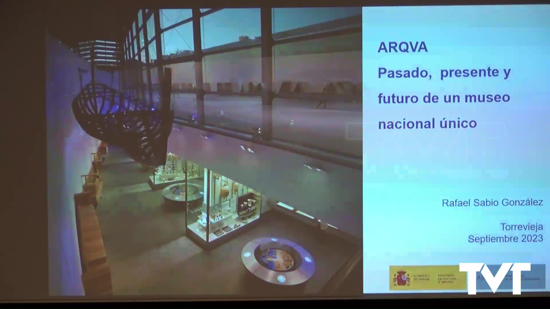 Imagen de Rafael Sabio explica los pormenores del Museo Nacional de Arqueología Subacuática en la segunda conferencia del XV Ciclo «Torrevieja y el Mar»