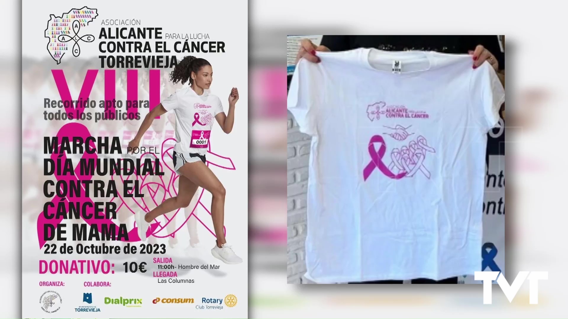 Imagen de Ya están a la venta las camisetas para la VIII Marcha contra el Cáncer de Mama