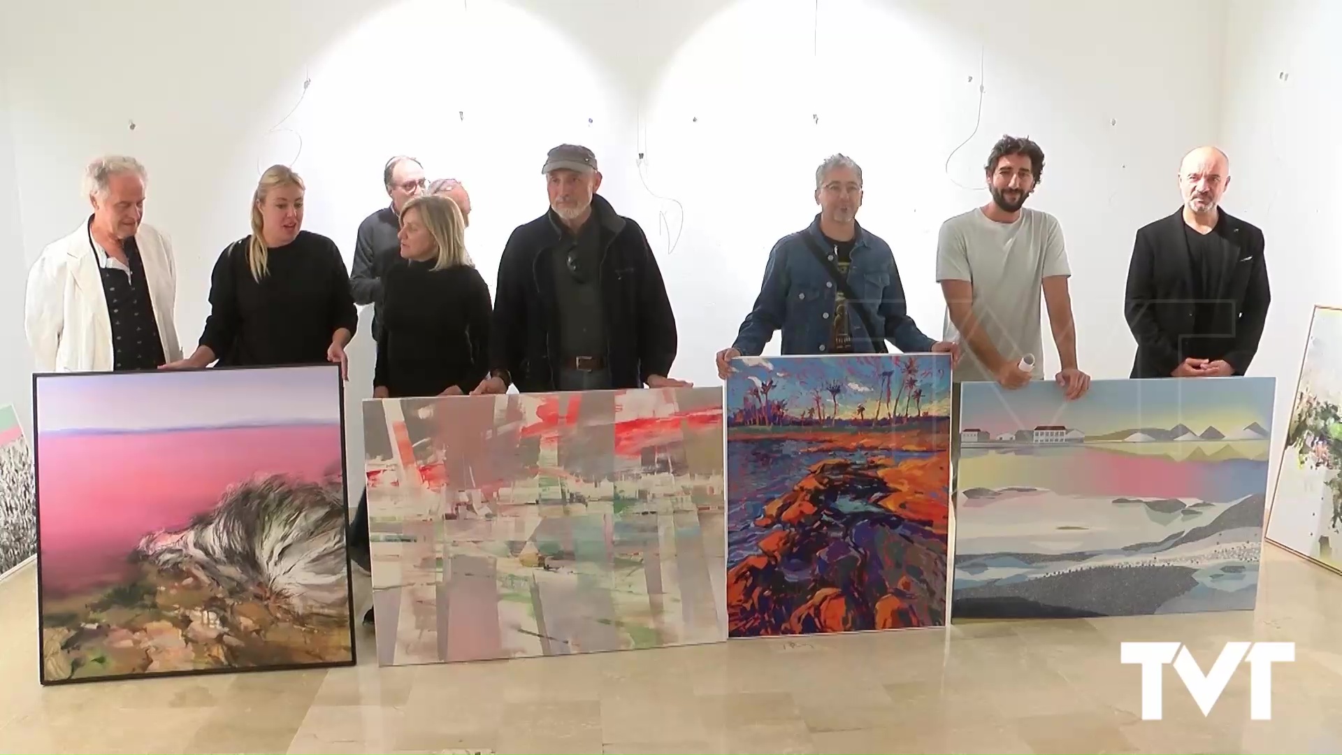 Imagen de María Teresa Durá, ganadora del XXV Concurso de Pintura Rápida Ciudad de Torrevieja 