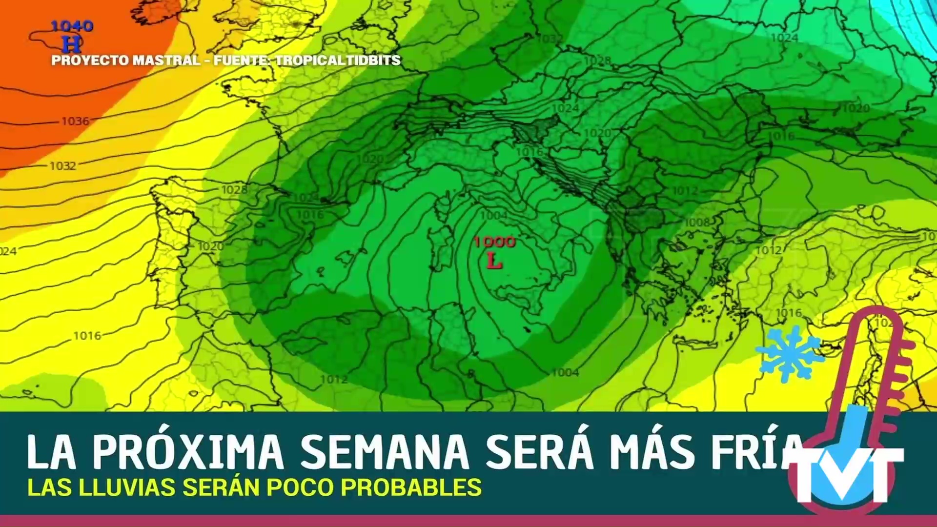 Imagen de Entrada de aire frío con bajada de temperaturas