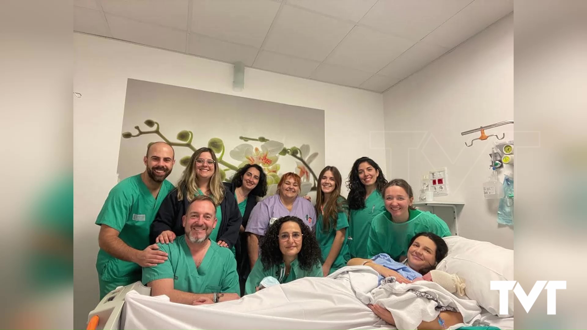 Imagen de Nikol, el 1º bebé de 2024 nacido en el Hospital de Torrevieja 