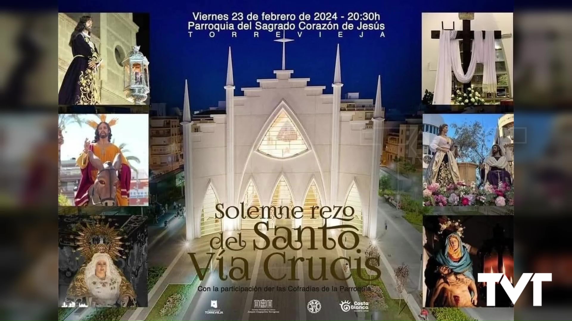 Imagen de El viernes 23 de febrero habrá Vía Crucis con las cofradías que tienen su sede en la Parroquia del Sagrado Corazón