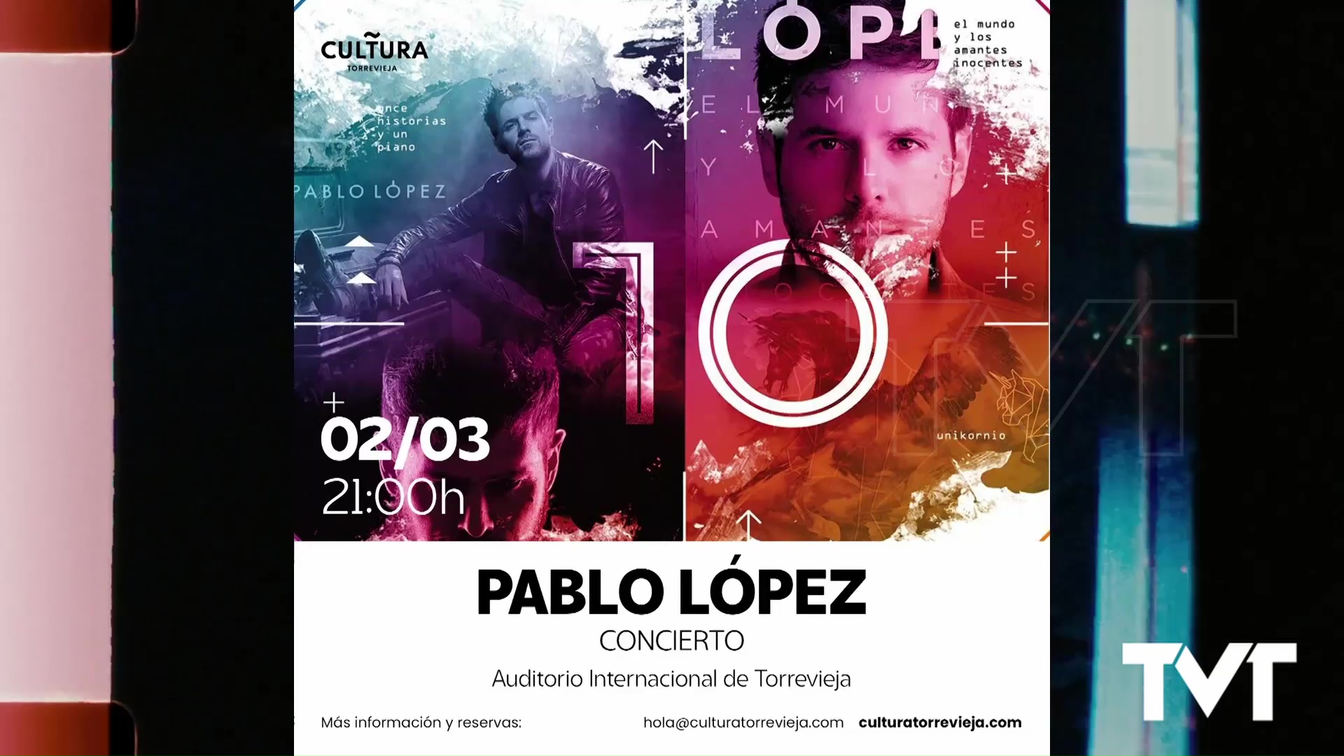 Imagen de Pablo López hace «sold out» en el Auditorio de Torrevieja 