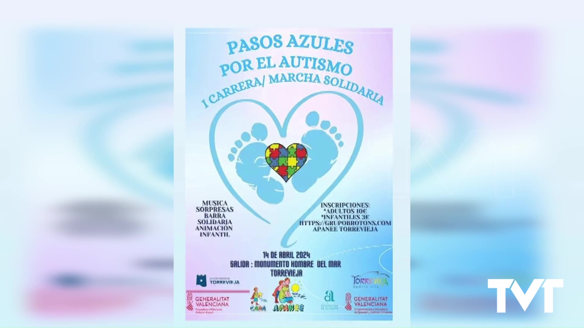 Imagen de El 14 de abril se celebrará en Torrevieja la primera carrera solidaria por el Autismo promovida por Apanee 