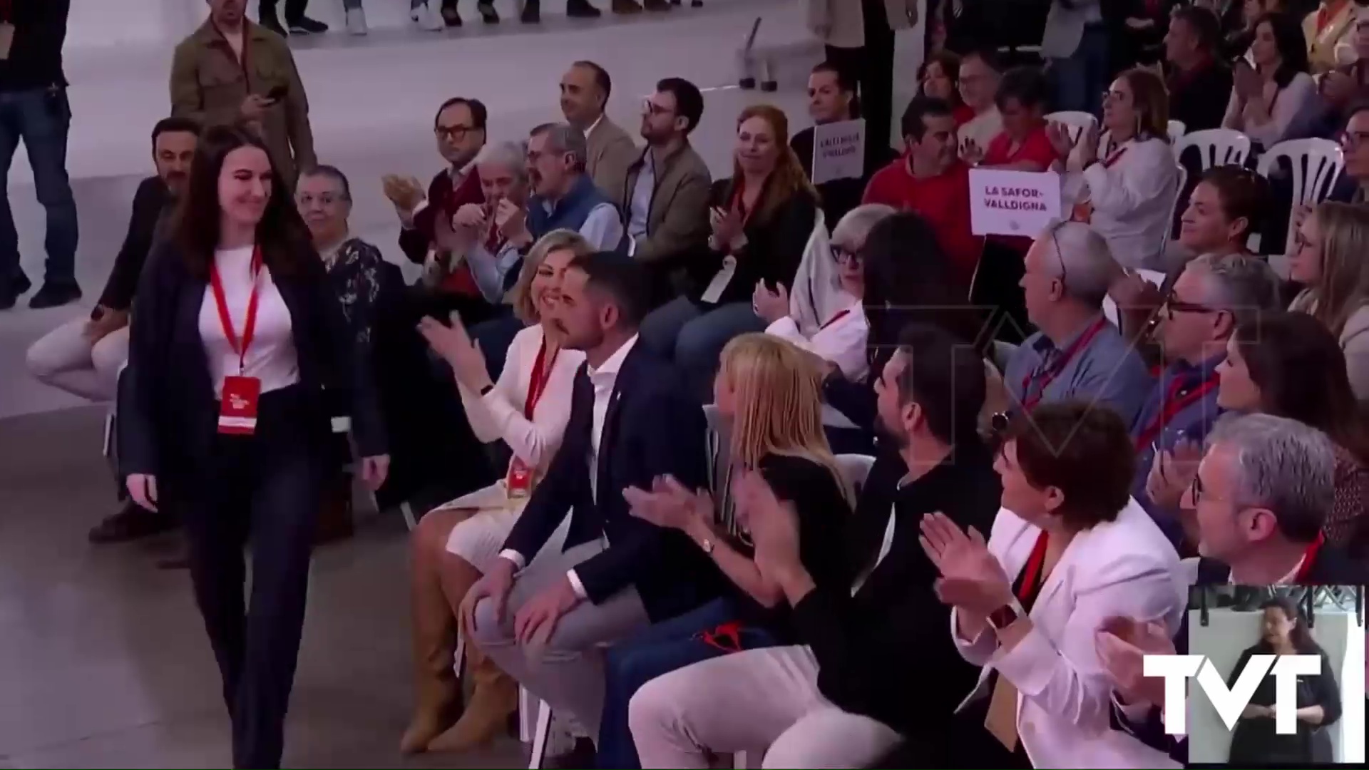 Imagen de La portavoz socialista Bárbara Soler en la ejecutiva del PSPV 