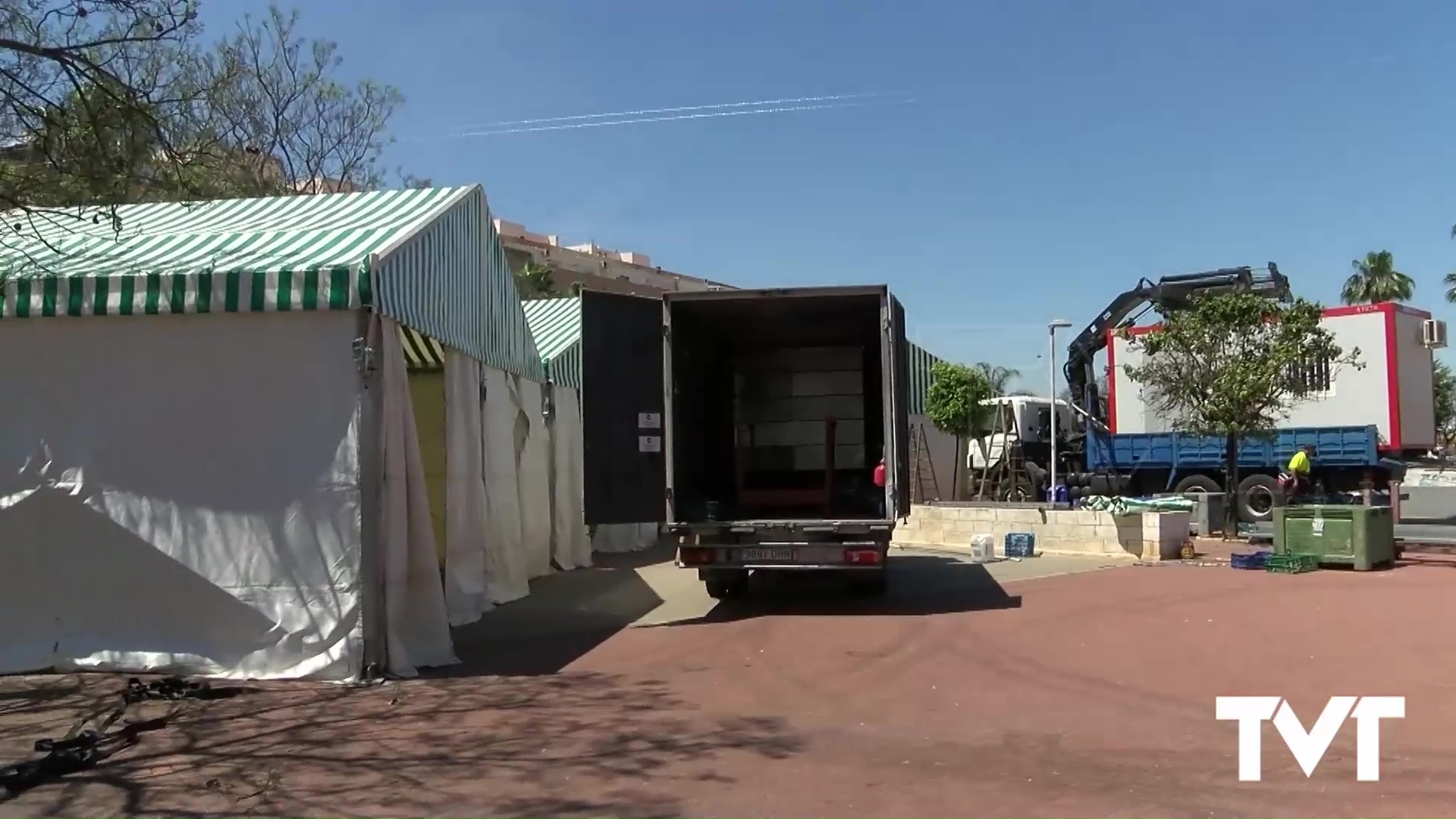 Imagen de El parque de la Estación se cierra debido a los trabajos de montaje para la celebración del Homenaje a la feria de mayo 