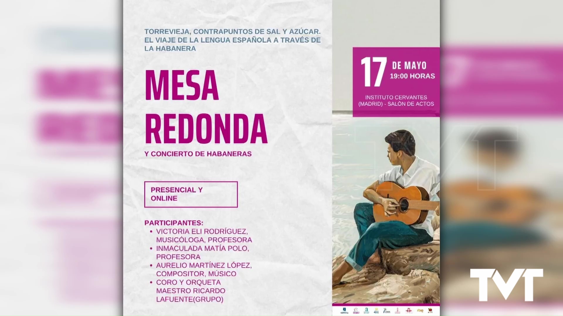 Imagen de El Instituto Cervantes y el Patronato Municipal de Habaneras organizan una mesa redonda y un concierto de habaneras en Madrid con motivo del 70 nuestro Certamen 