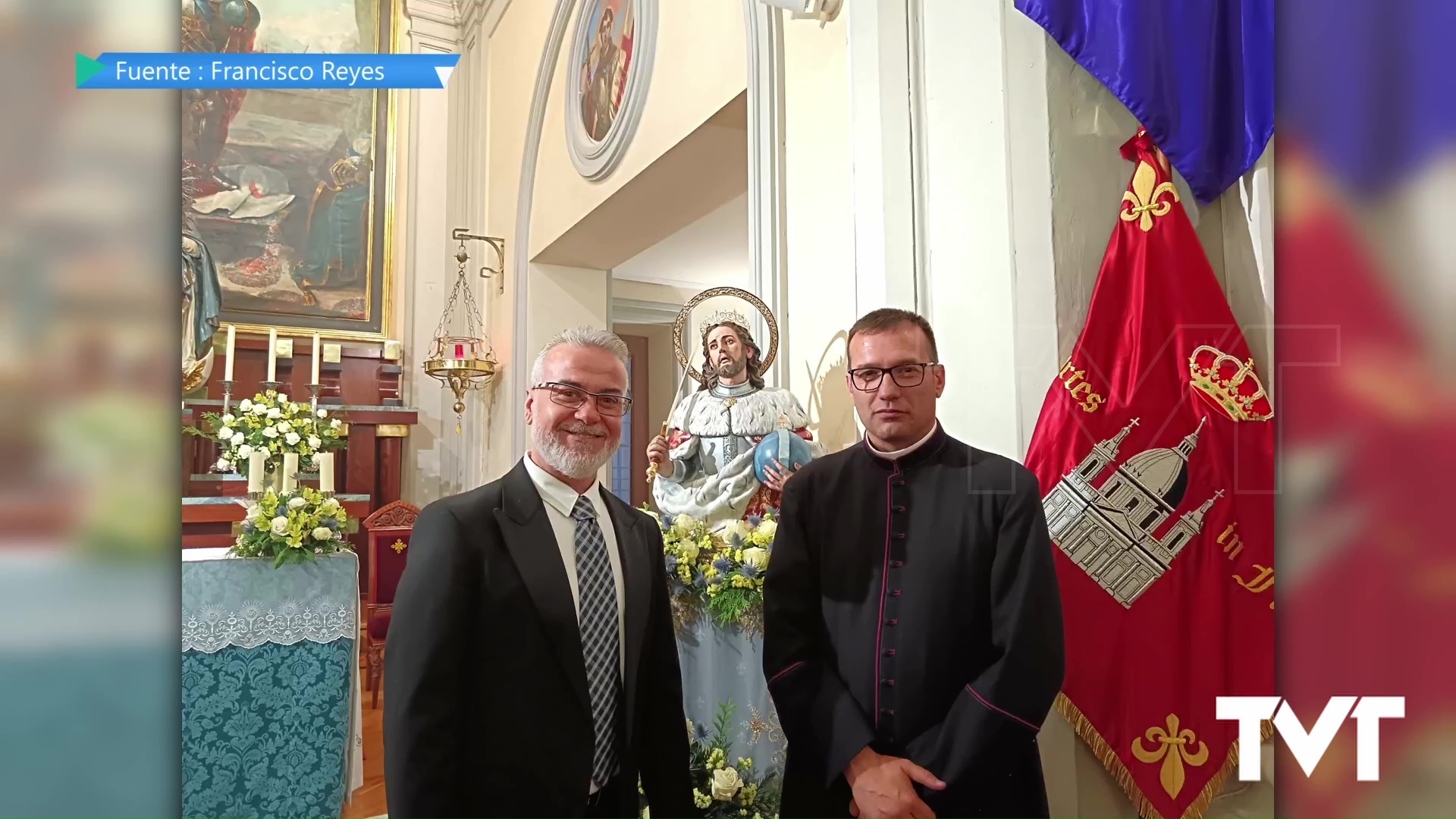 Imagen de Bendecido en Zaragoza un busto de San Fernando del escultor torrevejense Víctor García 