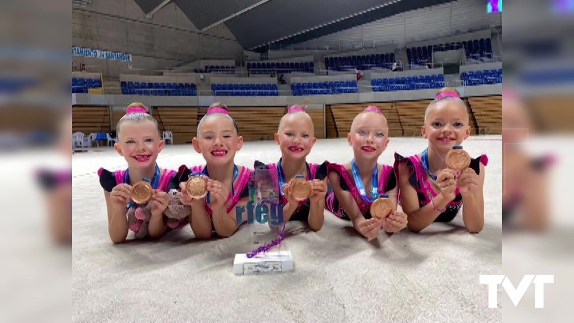 Imagen de Las prebenjamines del Club de Gimnasia Rítmica de Torrevieja, terceras de España 