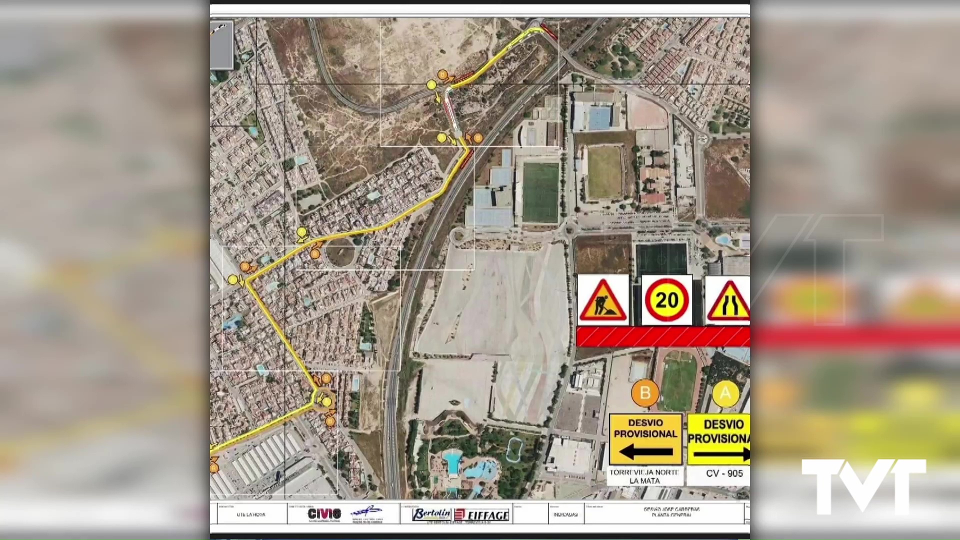 Imagen de Retenciones, atascos y desvíos por las obras del sector La Hoya 
