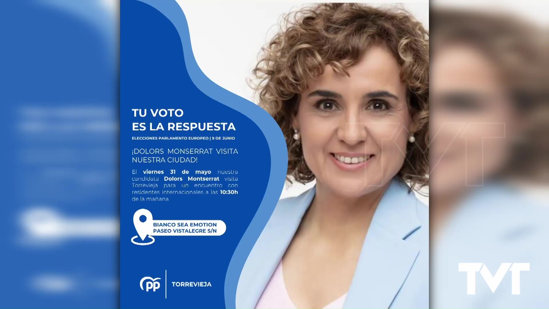 Imagen de La candidata del PP a las Elecciones Europeas, Dolors Monserrat, visita Torrevieja
