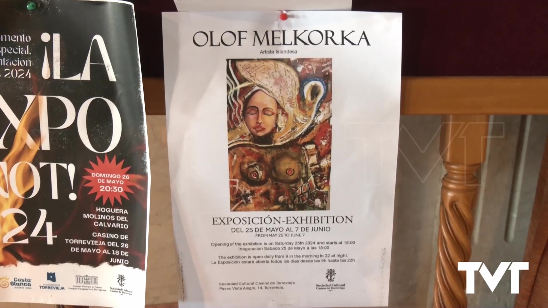 Imagen de La arista islandesa Olof Melkorka expone en el Casino de Torrevieja