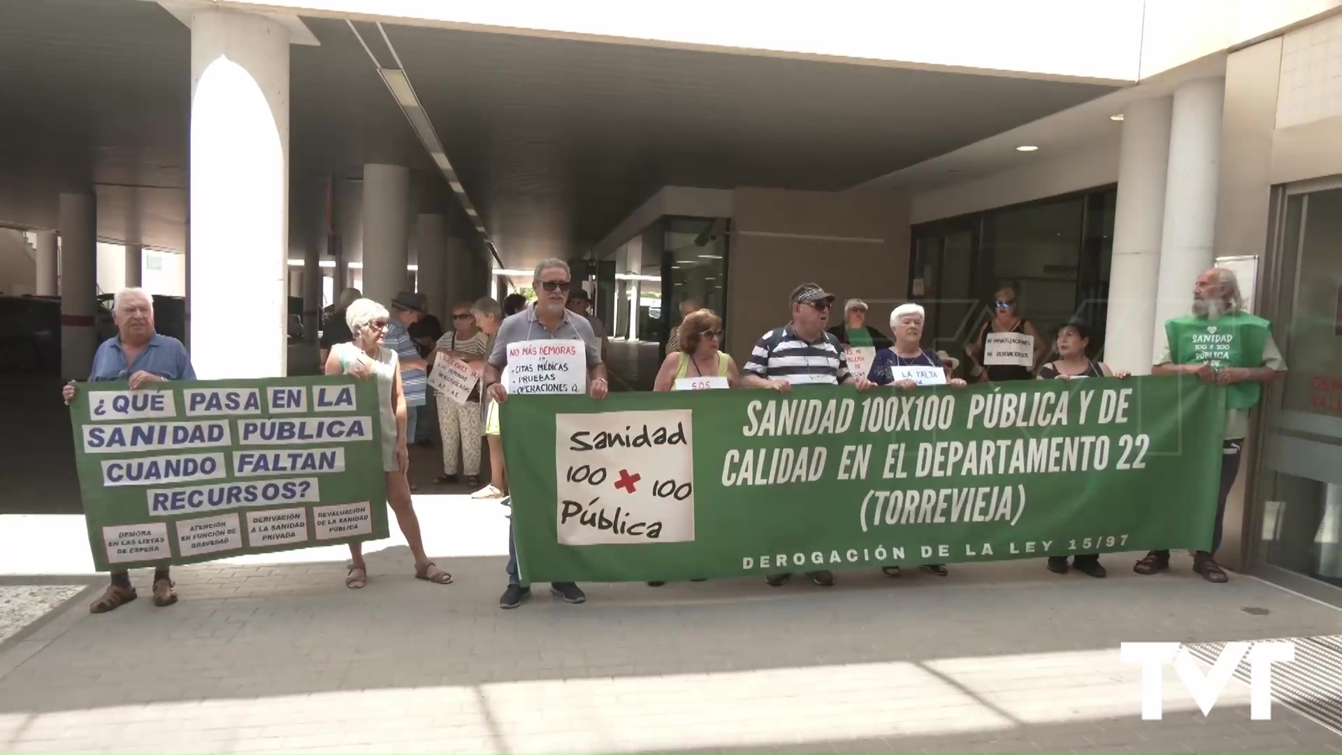 Imagen de La Plataforma por la Sanidad 100x100 Pública y de Calidad propone módulos prefabricados para ampliar espacios en el departamento de salud de Torrevieja