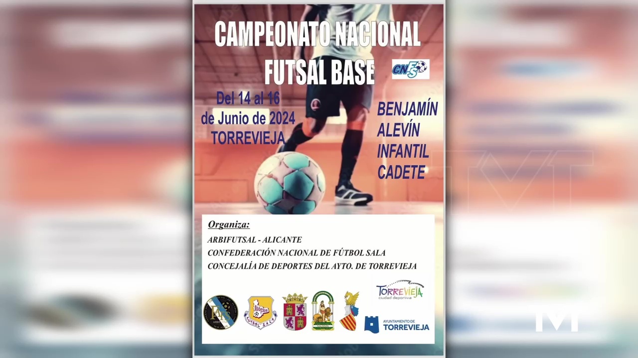 Imagen de Torrevieja acoge del 14 al 16 de junio el Campeonato Nacional de Fúrbol sala en categorías base