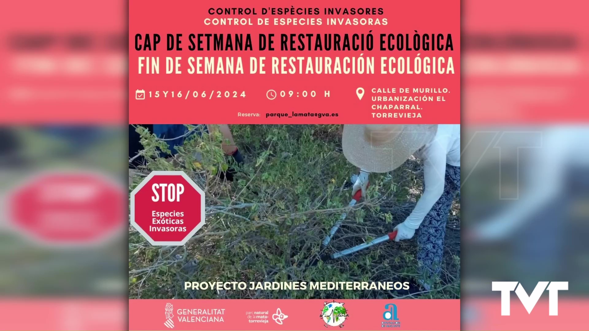 Imagen de Restauración Ecológica en el parque natural los días 15 y 16 de junio 