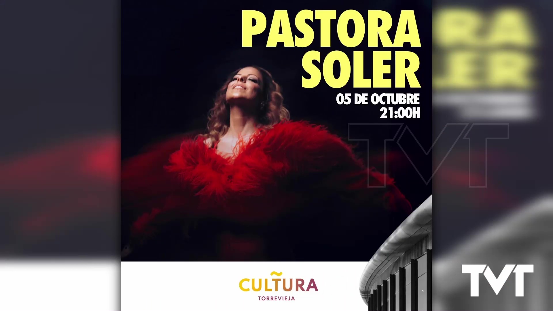 Imagen de Pastora Soler en Torrevieja en el mes de octubre 