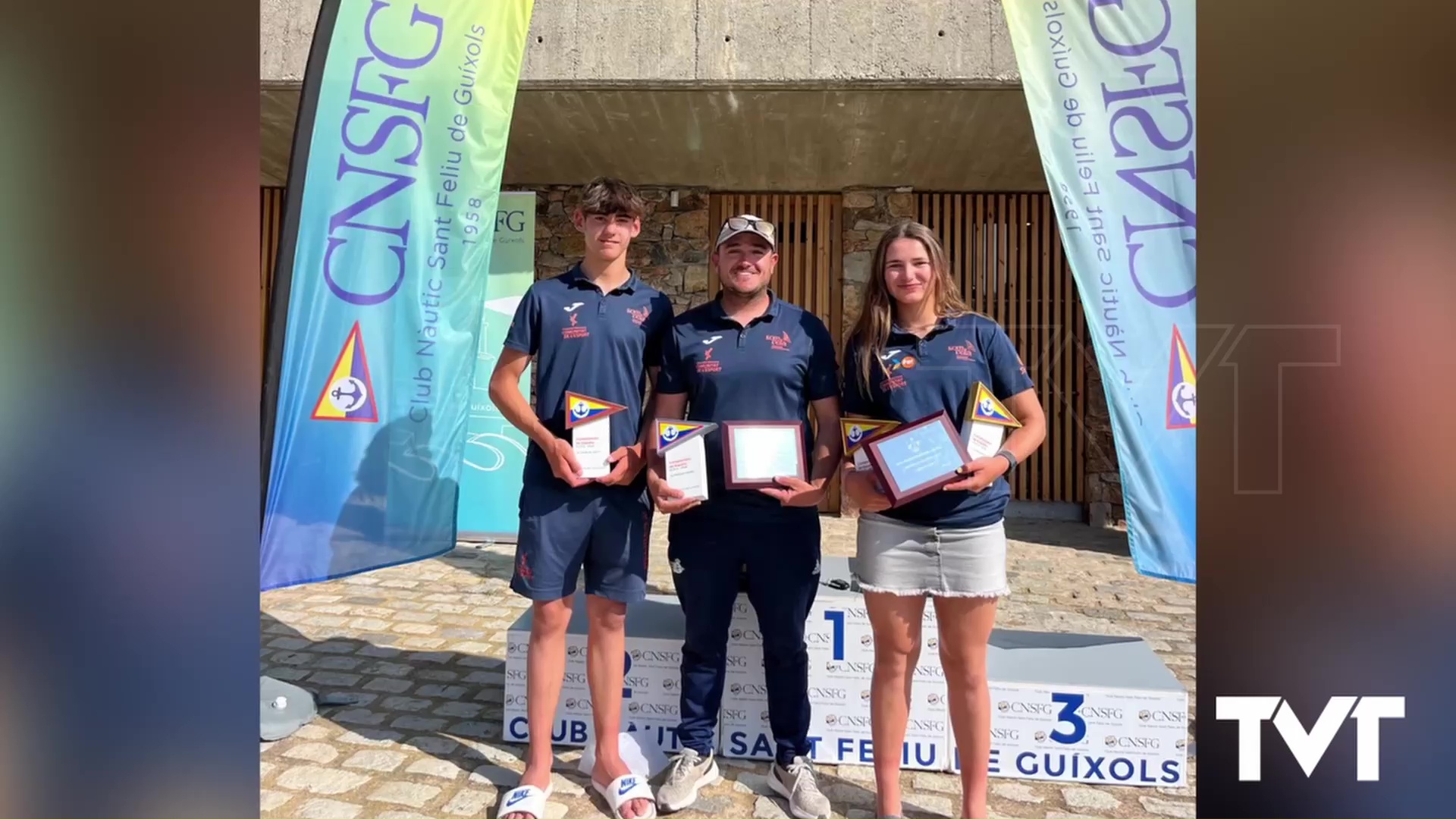 Imagen de Adriana Castro clasificada para el Mundial Youth Woeld Sailing y Leo Griñán para el Eurpeo en Ilca 6 