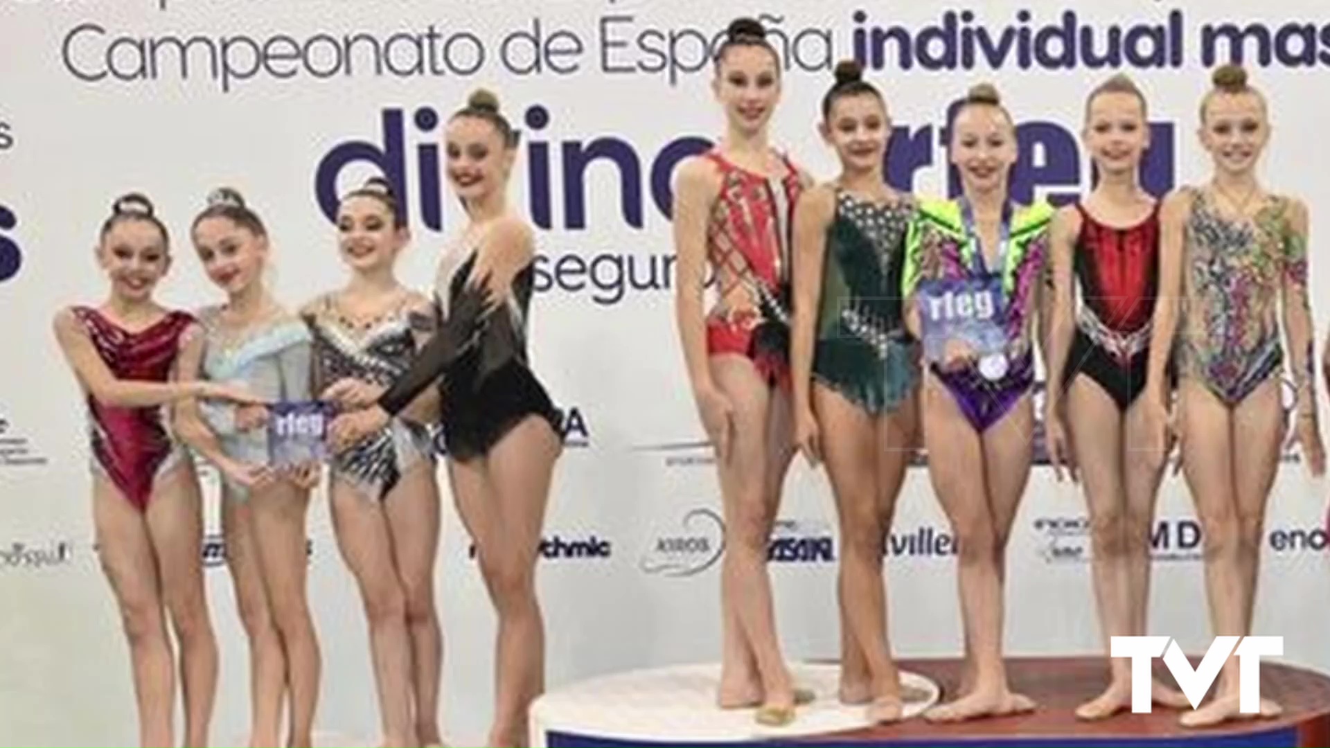 Imagen de Un oro, tres platas y dos bronces en el Campeonato de España absoluto individual de Gimnasia Rítmica         