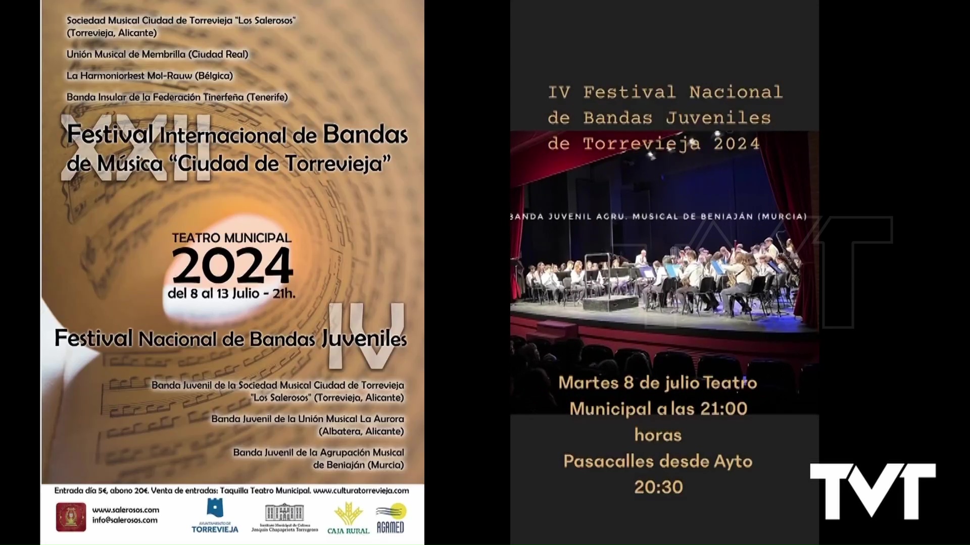 Imagen de Del 8 al 13 de julio se celebrará en el Teatro el XXII Certamen Internacional de bandas de música de Los Salerosos 