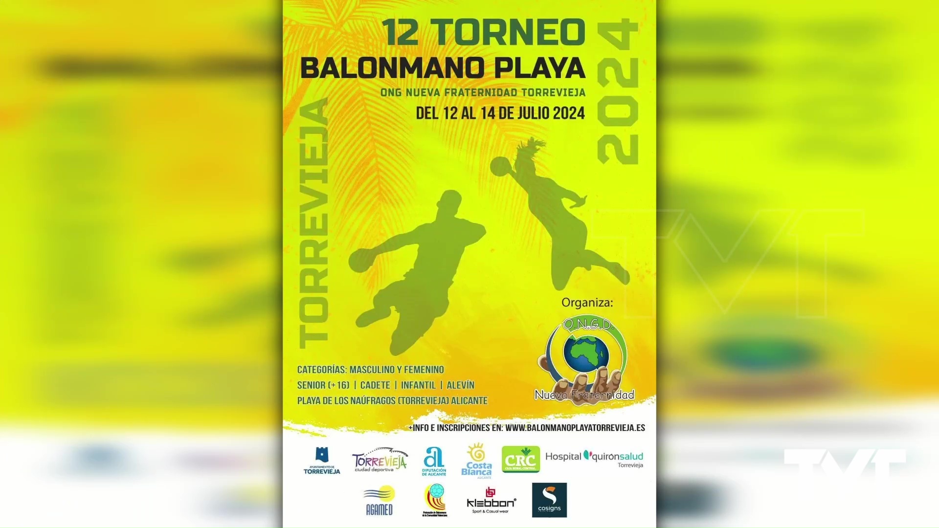 Imagen de Del 12 al 14 de julio se disputa el XII Torneo Solidario de Balonmano playa en beneficio de Nueva Fraternidad 