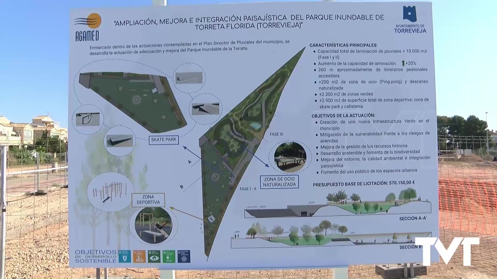 Imagen de Mejora e integración paisajística en el parque inundable de Torreta Florida 