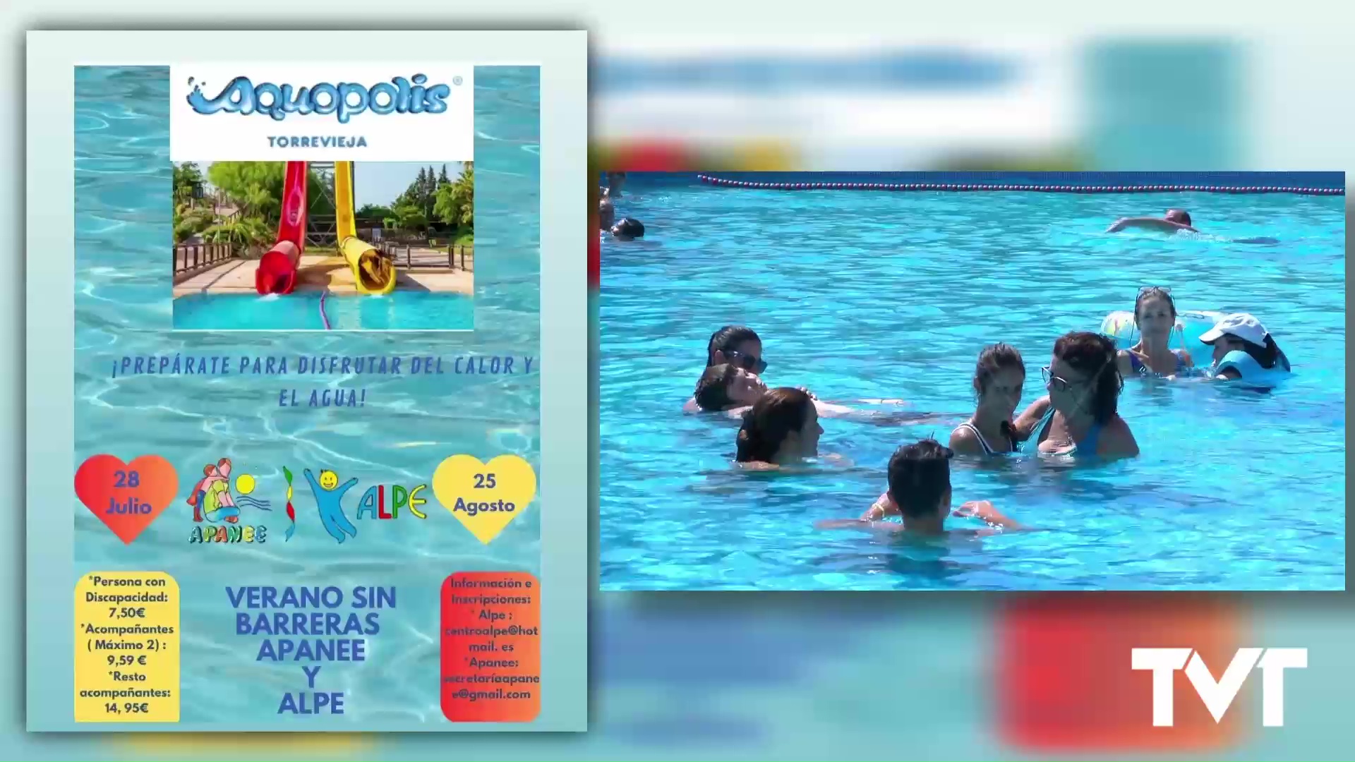 Imagen de APANEE y ALPE se suman a un «Verano sin barreras» el 28 de julio y el 25 de agosto