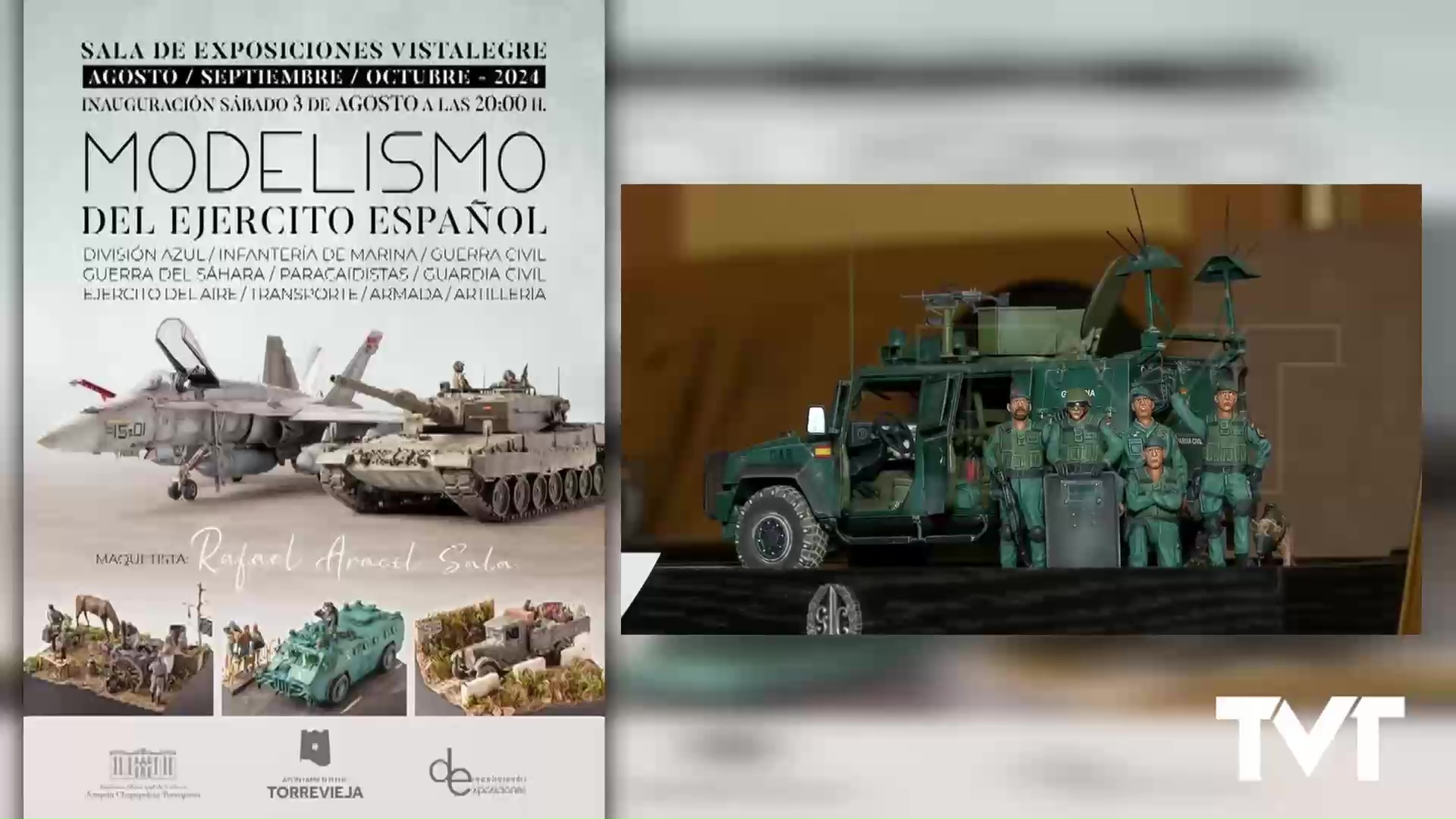 Imagen de El maquetista torrevejense Rafael Aracil expone sus obras en la Sala Vista Alegre 