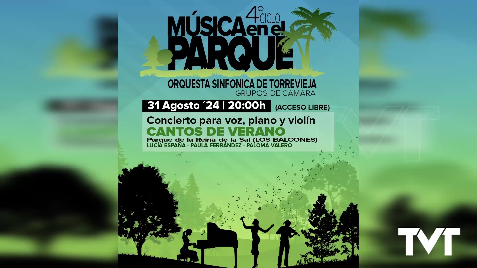 Imagen de «Cantos de verano» en el 4º Ciclo de Música en el Parque