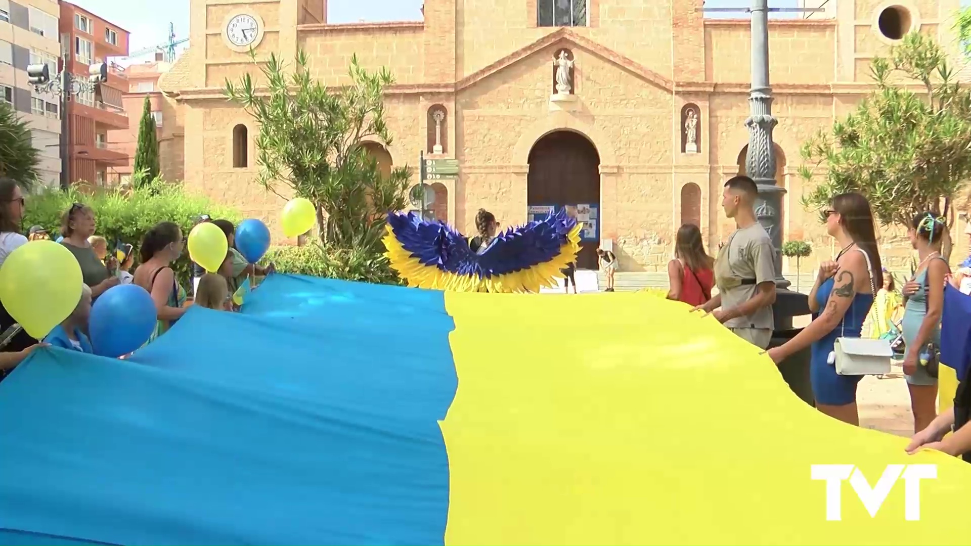 Imagen de Un mensaje de paz desde Torrevieja en el Día de la Independencia de Ucrania