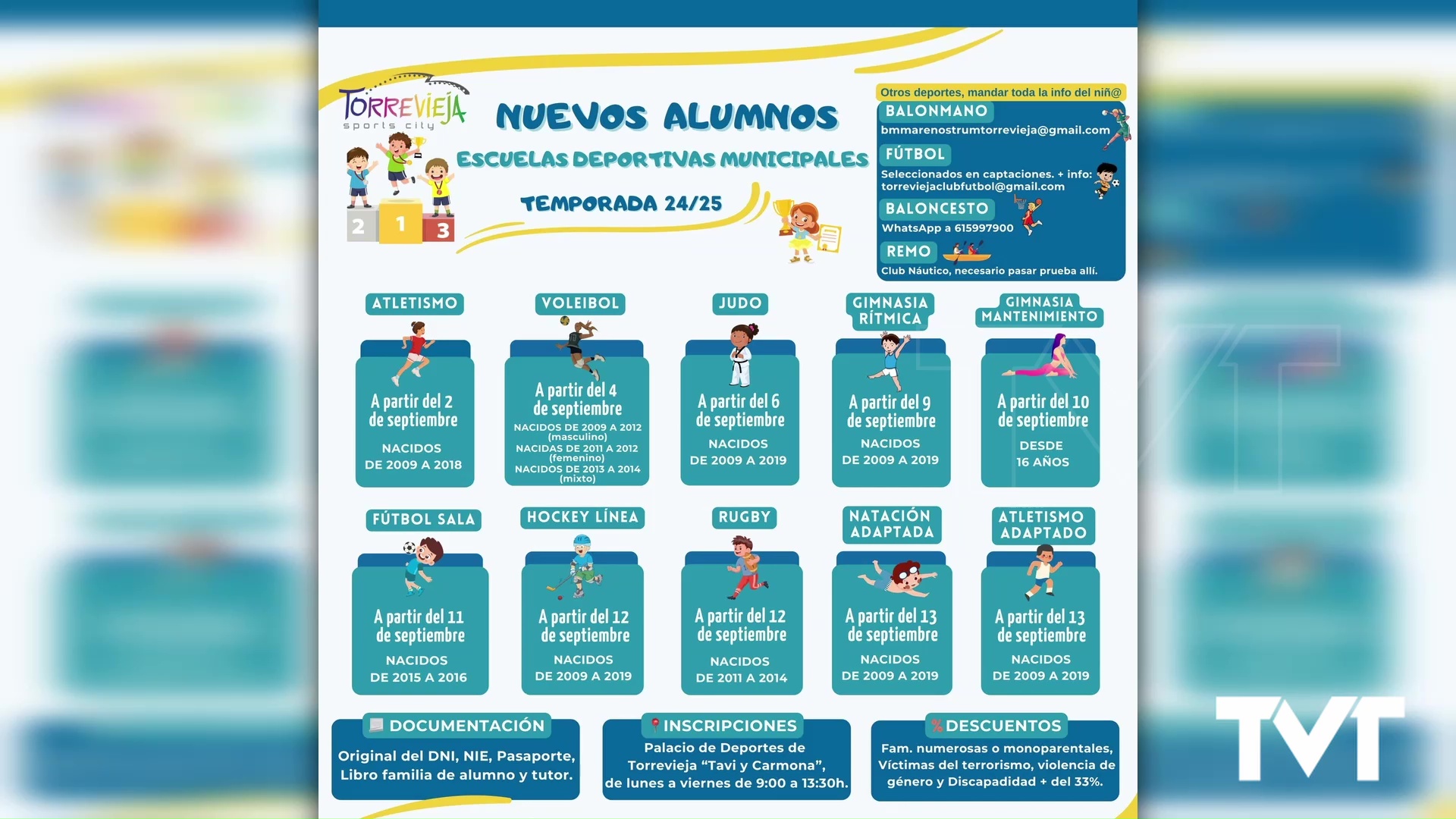 Imagen de Las Escuelas Deportivas Municipales abren el plazo de inscripción para nuevos alumnos